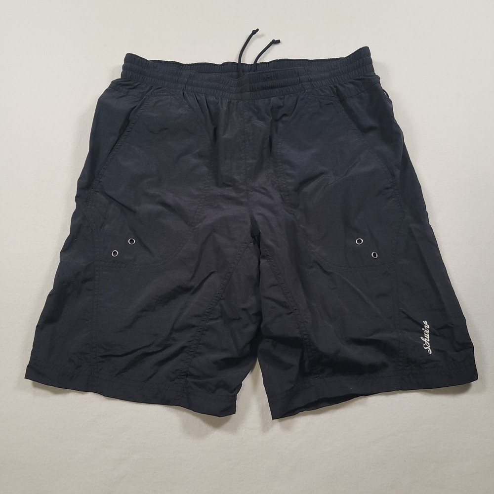 Schwinn Men Cycling Shorts L Black Padded Liner Athletic Bike